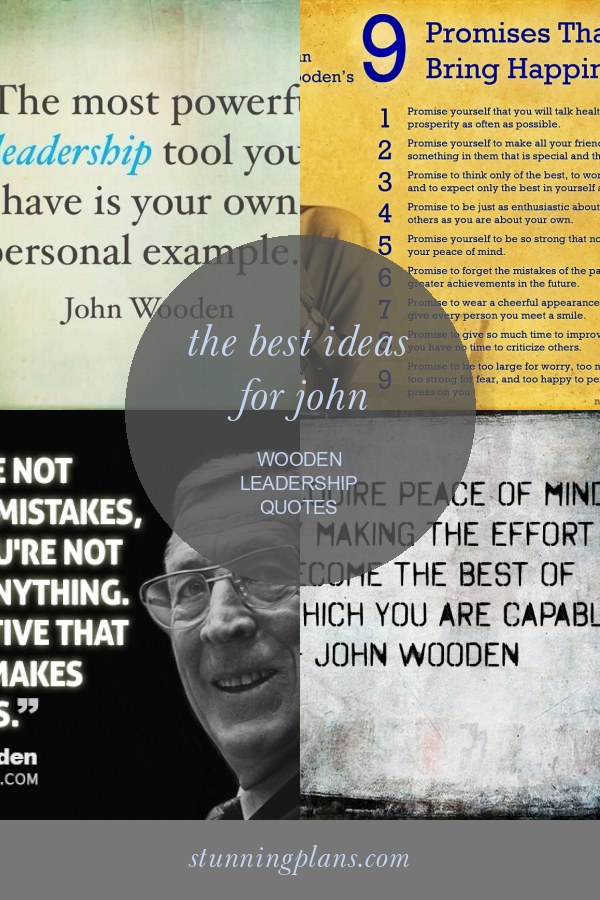 The Best Ideas For John Wooden Leadership Quotes - Home, Family, Style ...